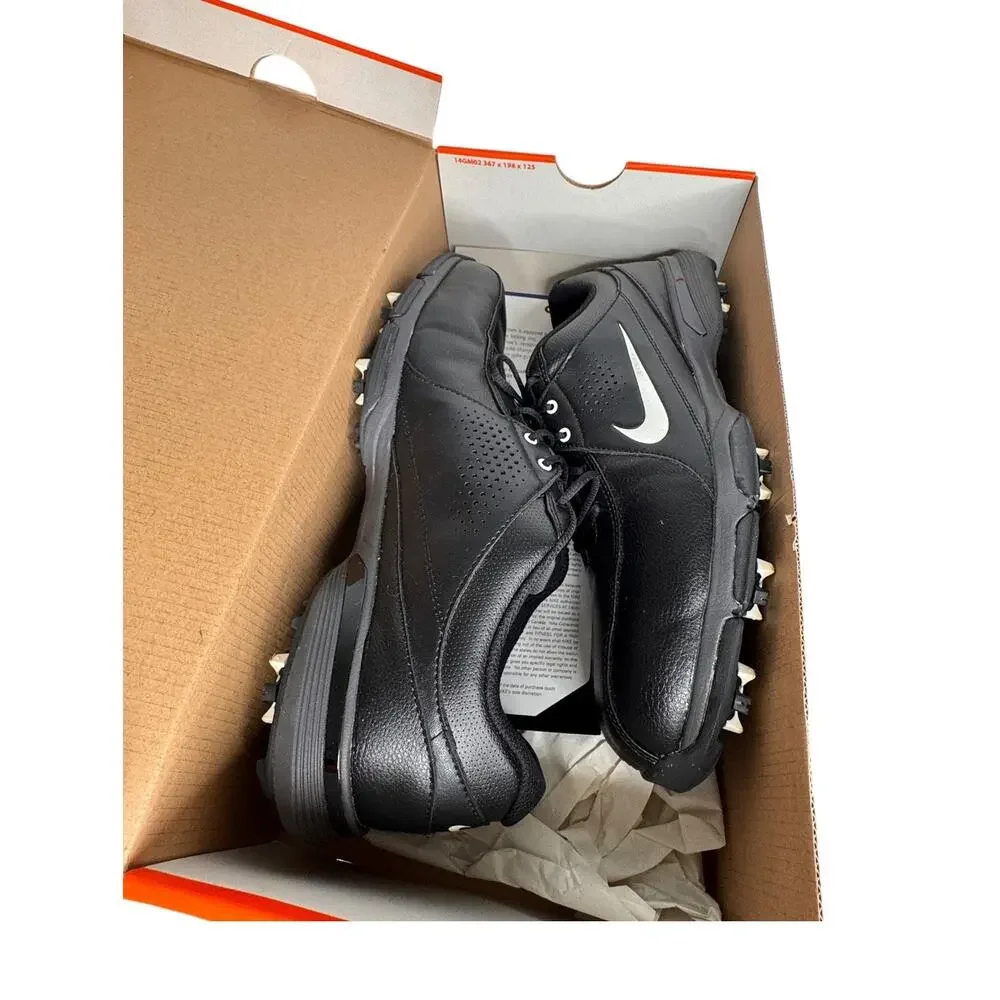 Nike Golf Durasport III Black Spiked Golf Shoes 2015 Size 10 Leather